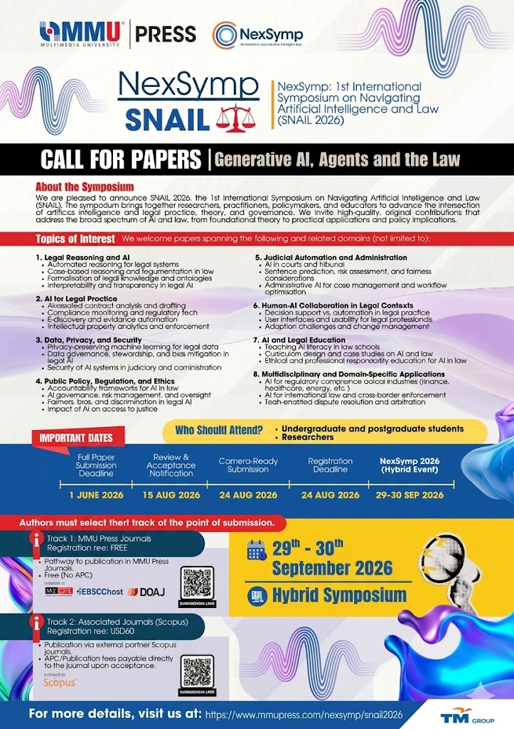 Call for Papers: NexSymp: SNAIL 2026
